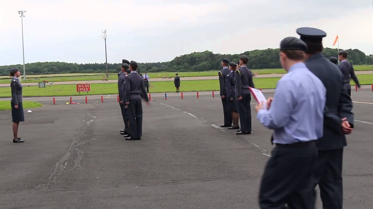 218 Squadron Winning Regional Drill Competition 2014