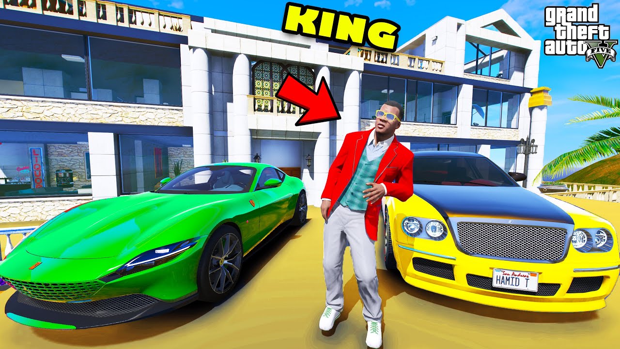 Franklin Become KING of Los Santos In GTA 5 | SHINCHAN and CHOP