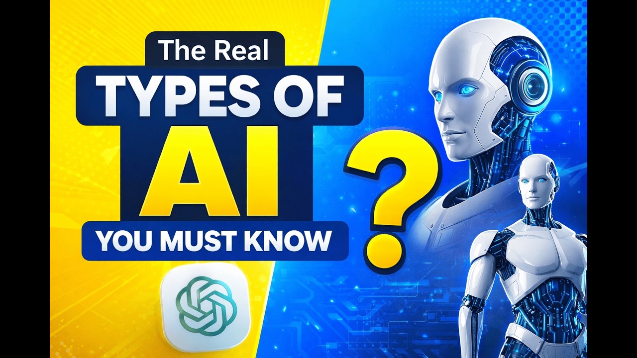 Types of AI You Must Know | Simple AI Explanation