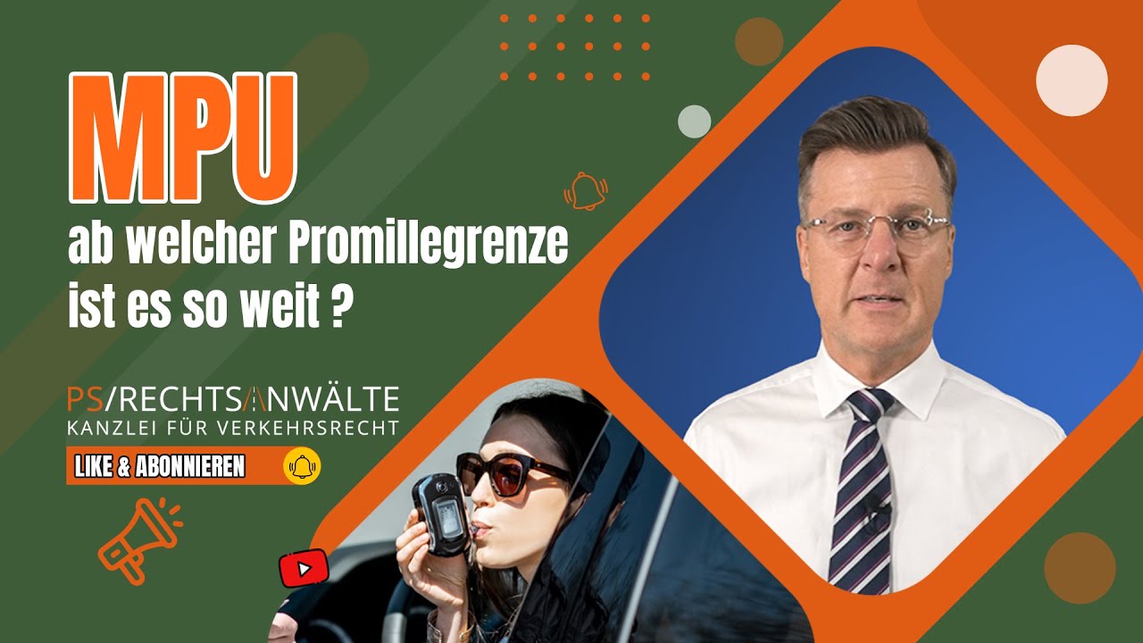 MPU, ab welcher Promillegrenze ist es so weit ?