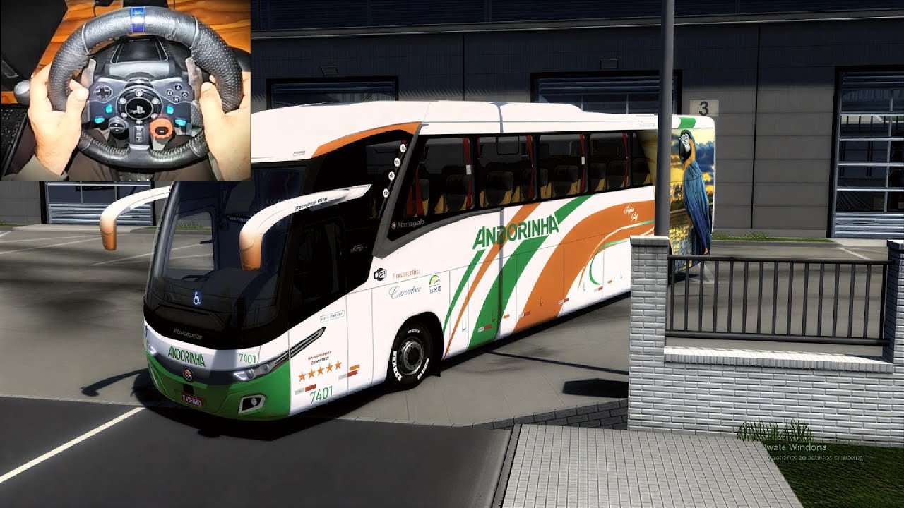 Bus Simulator: Smooth Bus Driving Through Germany Narrow Roads | #ets2 | Logitech G29 Steering Wheel