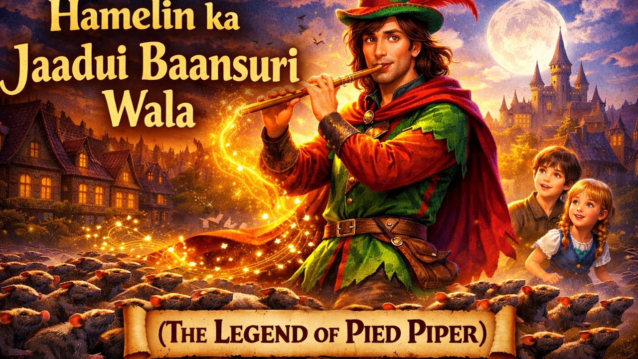 Hamelin ka Jaadui Baansuri Wala (The Legend of Pied Piper) #storytelling #ghibli