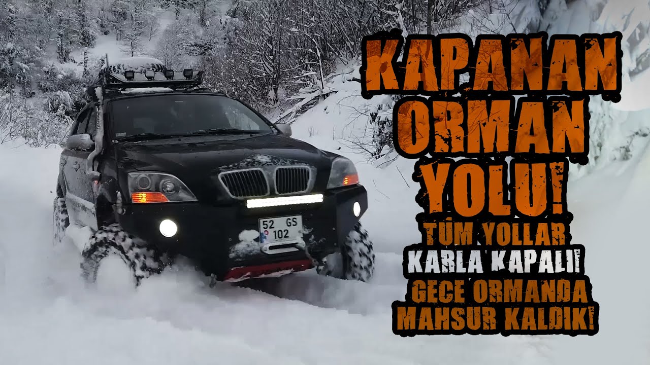 KAPANAN ORMAN YOLU | TÜM YOLLAR KARLA KAPALI | Yason Off-Road | Yıkım Ekibi