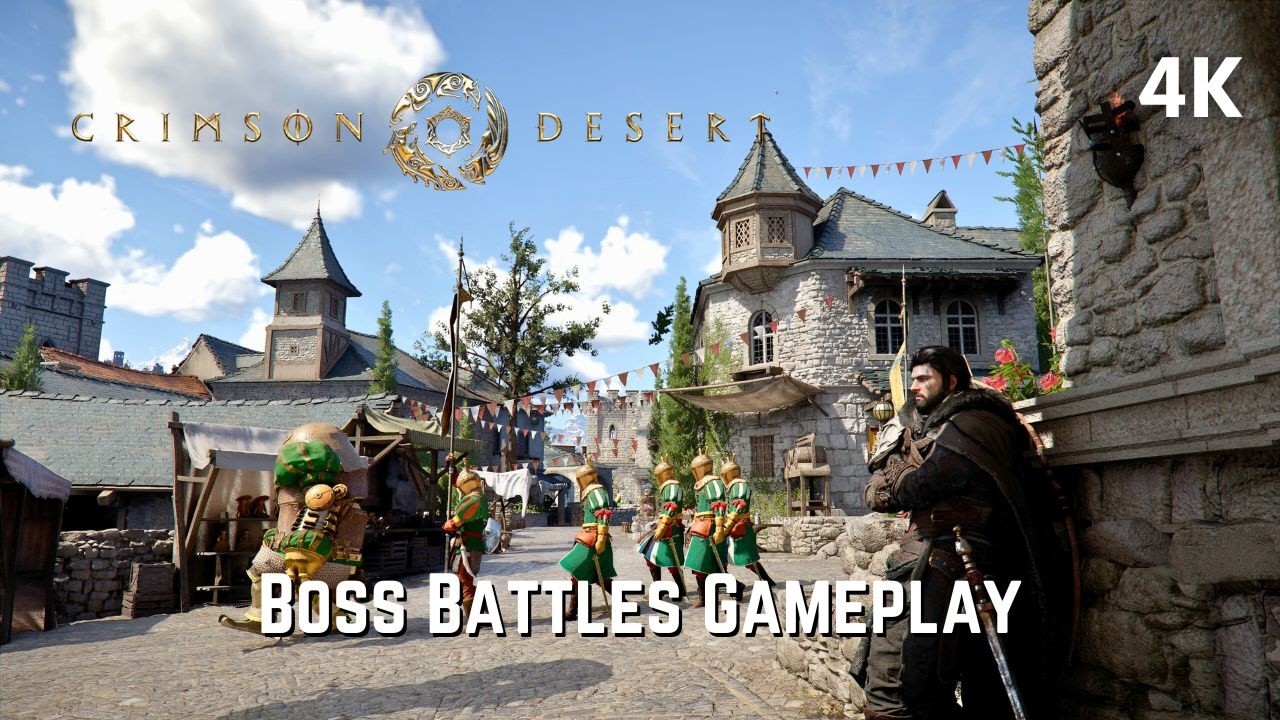 Crimson Desert &ndash; Boss Battles Gameplay | Queen Stoneback Crab | Reed Devil | Staglord | White Horn