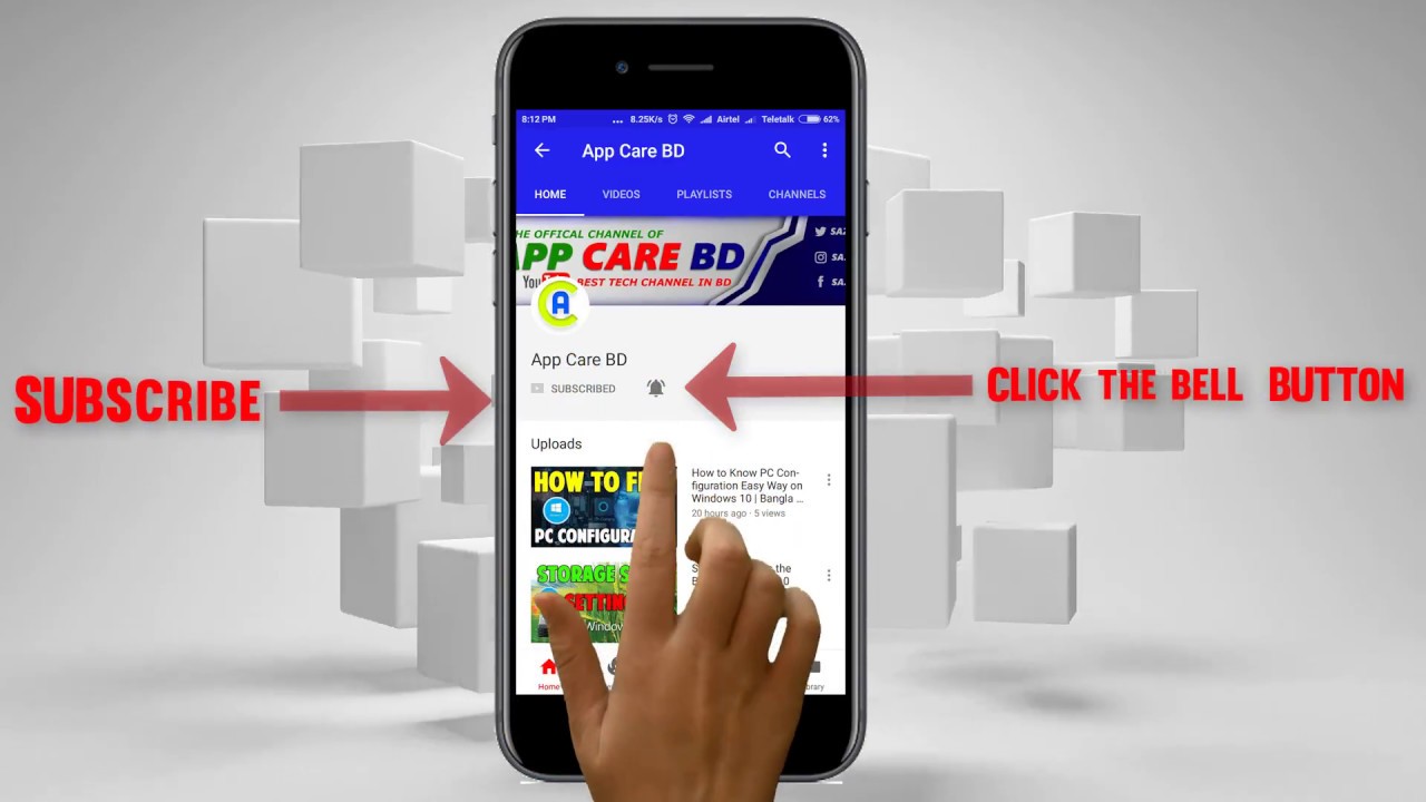 Channel Trailer Intro of APP CARE BD