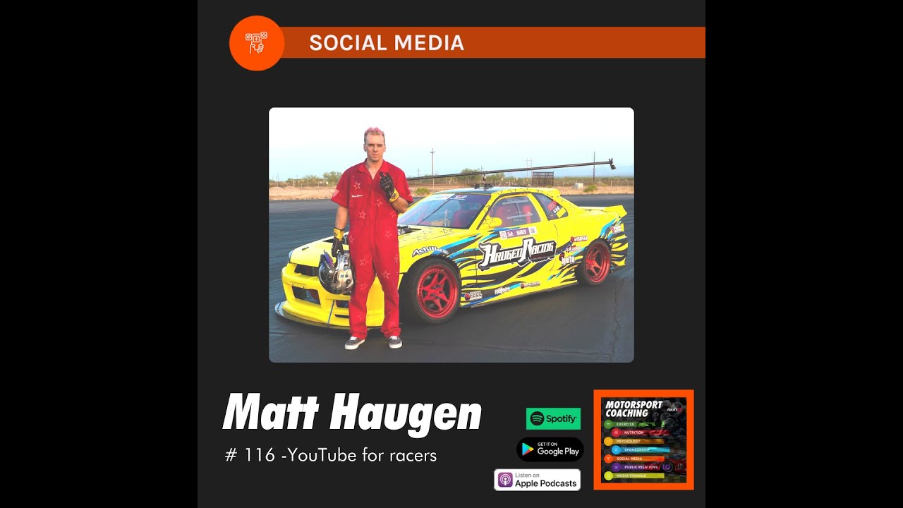 Matt Haugen - YouTube for racers | Build your Brand through Youtube | Motorsports
