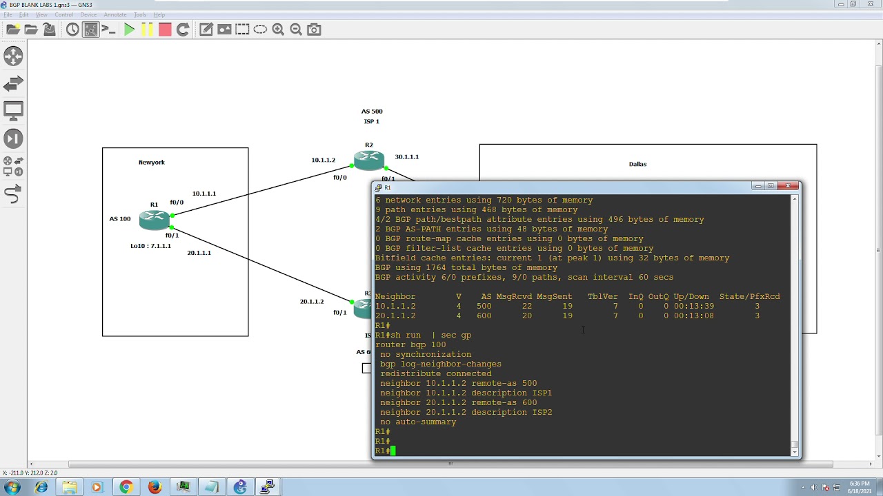 BGP Load Balancing Configuration Part 4 ( Local Preference )