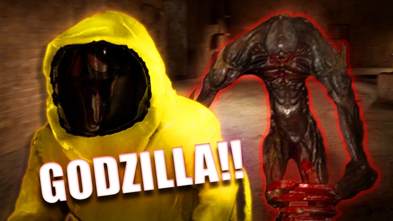 Backrooms Escape Together Funny Moments - GODZILLA