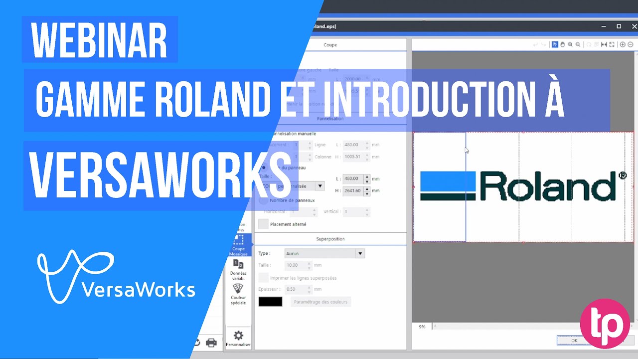 Webinar - Notre gamme Roland et Introduction à VersaWorks