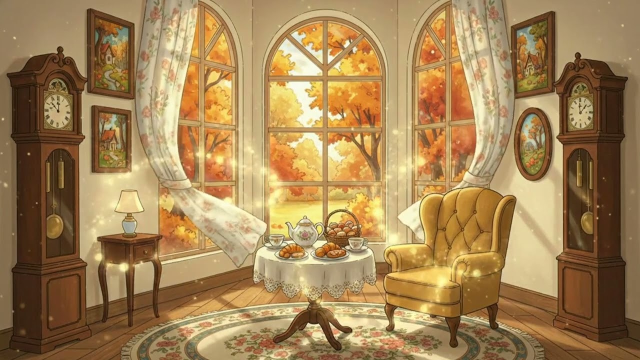 Vintage Old Radio Music Playing in Another Room | 1940s Jazz Cozy Winter Room Ambience