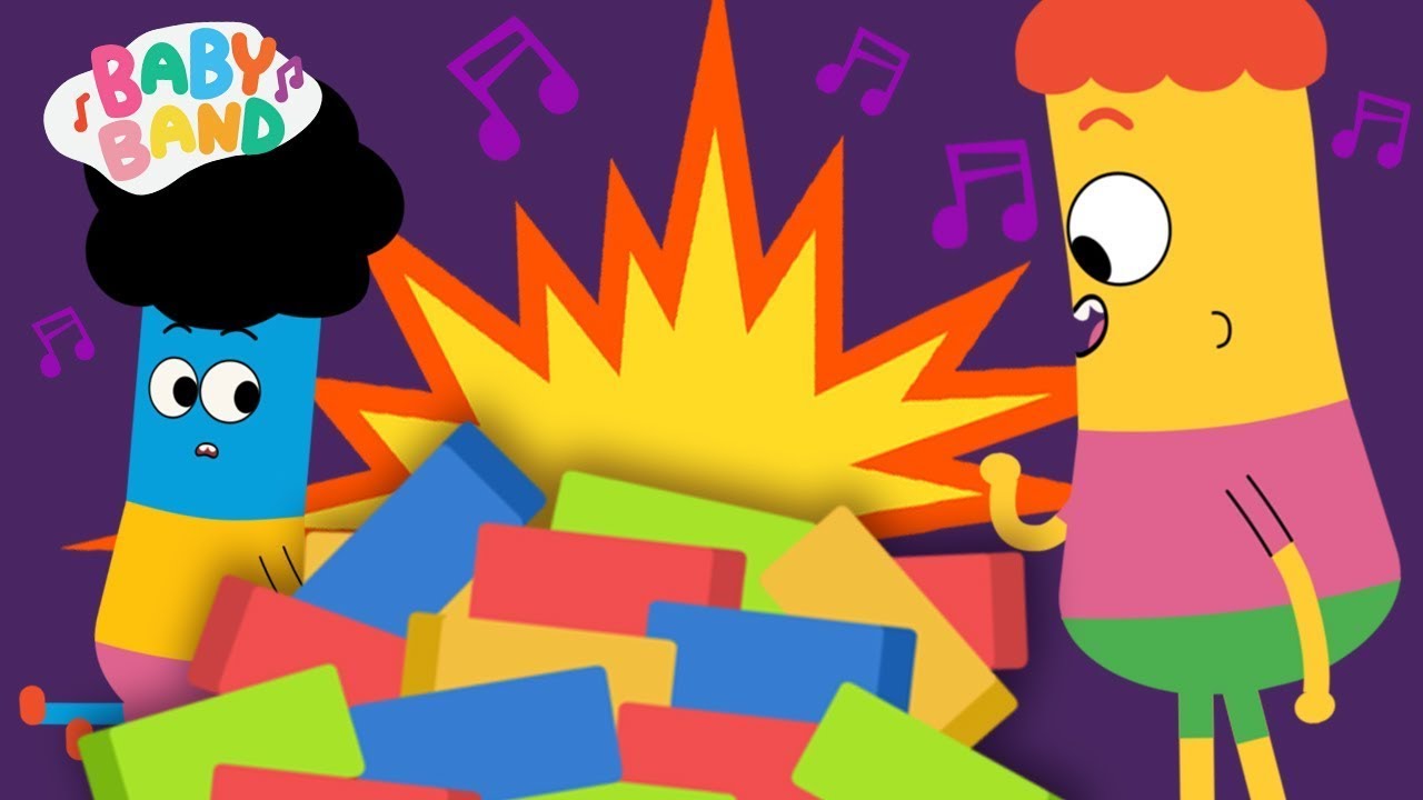 KNOCKING IT DOWN with the Block Tower Bop! | BABY BAND