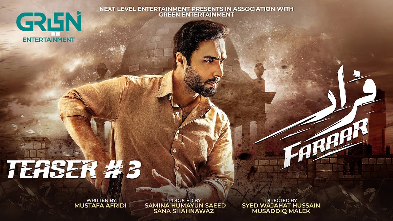 Faraar | Teaser 3 | Coming Soon | Ahmed Ali Akbar | Hamza Ali Abbasi | Green TV