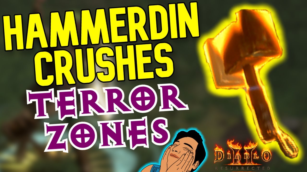 Hammerdin Terror Zones for 10 hours [Drop highlights]  | Diablo 2 Resurrected