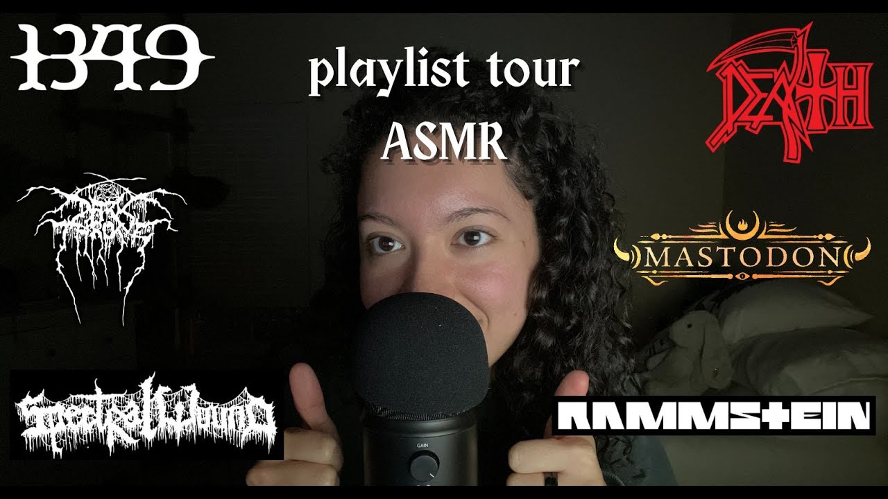 [ASMR] Metal Playlist Tour - Tingly Band Names, Songs, and Lyrics