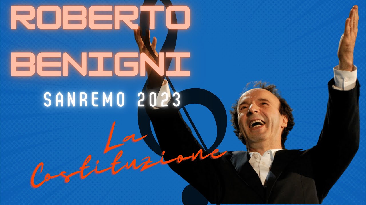 🟠IL MONOLOGO DI ROBERTO BENIGNI A SANREMO 2023- VIVA LA LIBERTA'🟠