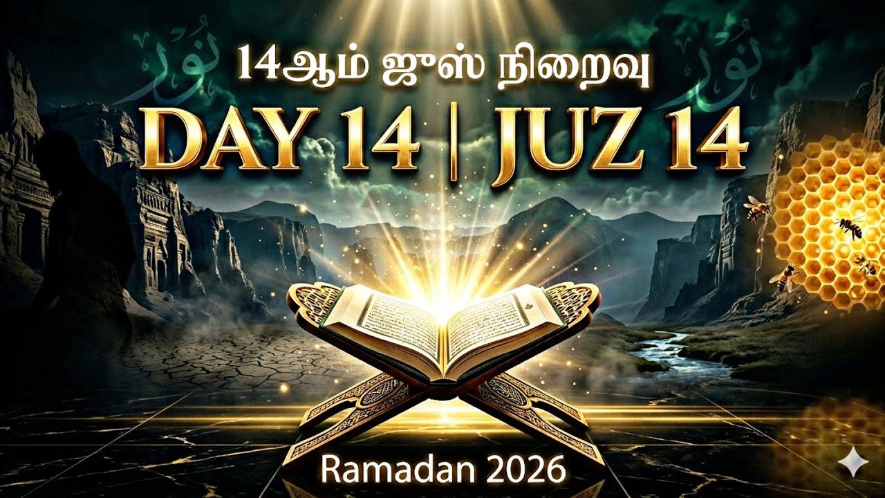 🔴Live day 14 / Ramadan 2026 – Day 14 | Juz 14  Full Arabic Quran Recitation Live | வது நாள் வது ஜூஸ்