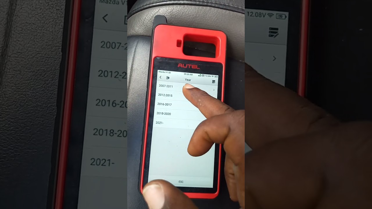 Mazda CX9 2011 All Key lost programmed with Autel KM100