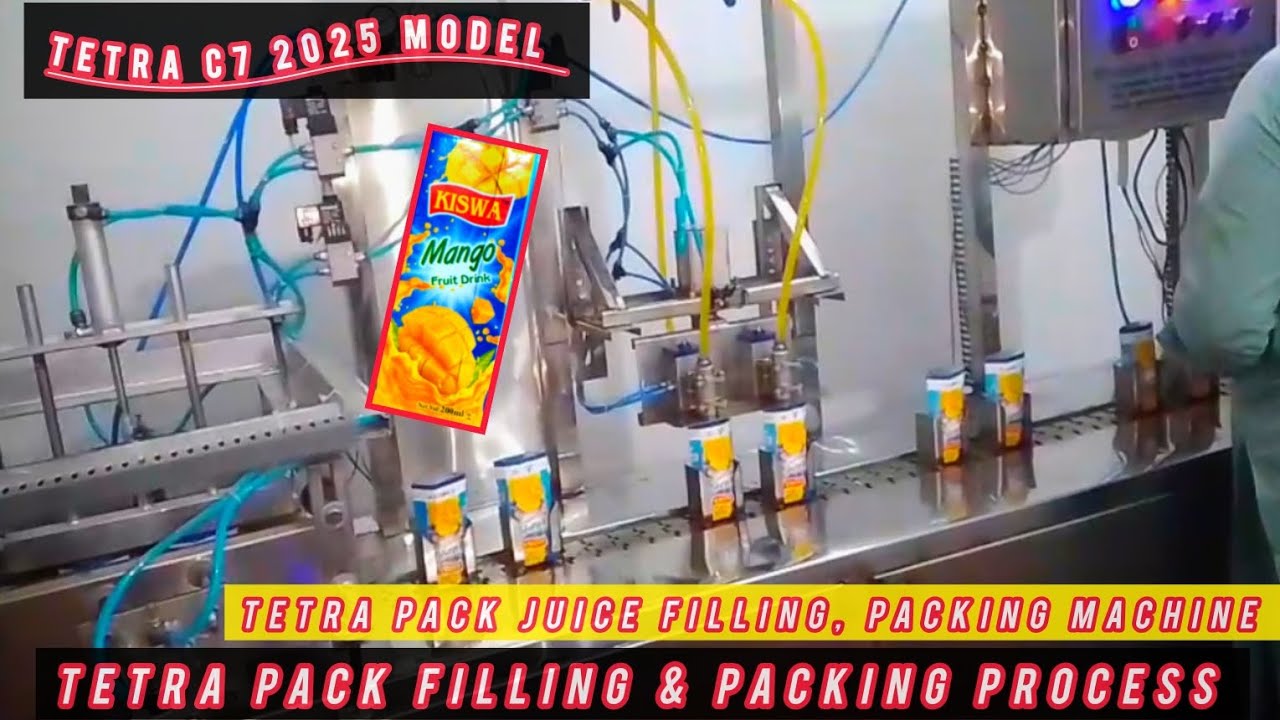 TETRA PACK C7 Filling Line | TETRA PACK Auto Filling and Packing Machine