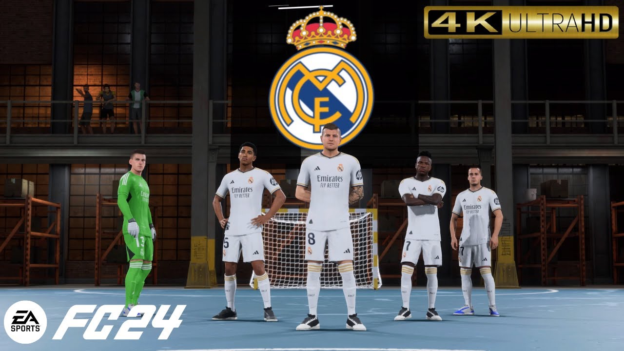 EA SPORTS FC 24 : Real Madrid VS RB Leipzig Gameplay [4K]