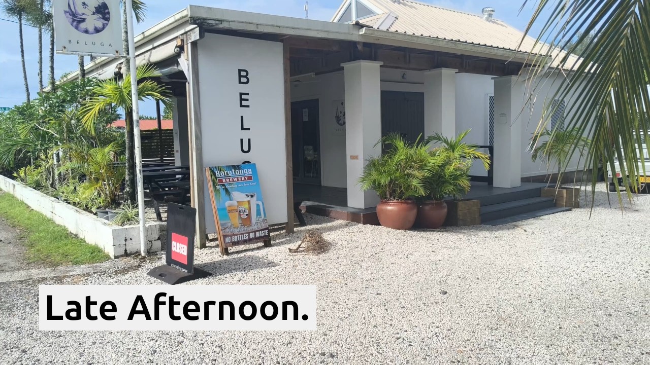 Cook Islands Late Afternoon Walk – Back Roads to Beluga Cafe (Rarotonga)