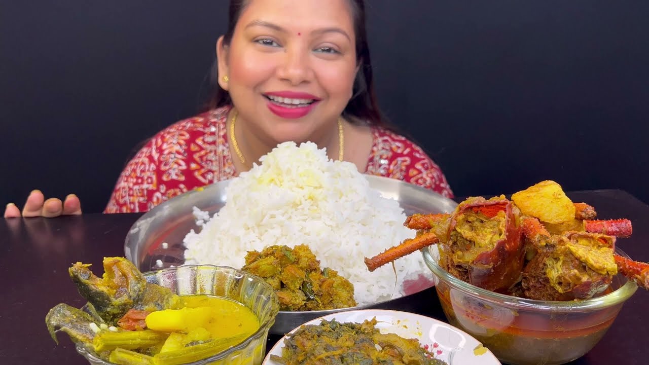 Bigbites,Eating Rice With Lobstar Golda Chingri, Koi Fish ,Sis Palong With Sutki, Sojneful chorchori