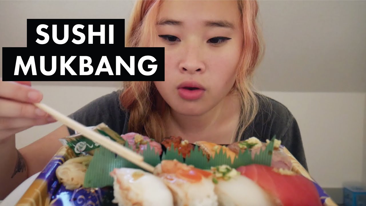 SUSHI MUKBANG (English)