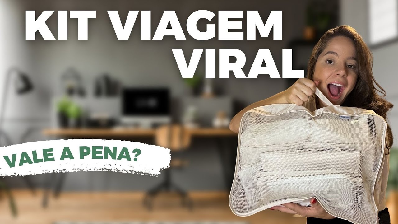 O MELHOR KIT ORGANIZADOR para a sua mala de viagem I Review completo