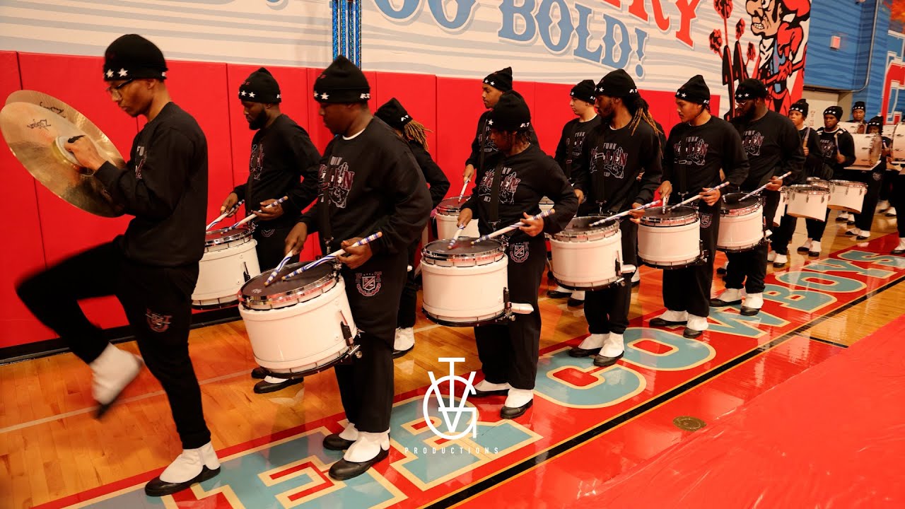 Drumlines Marching In at the 4th Annual Clash of the Drumlines 2025 #percussion #drumline #band