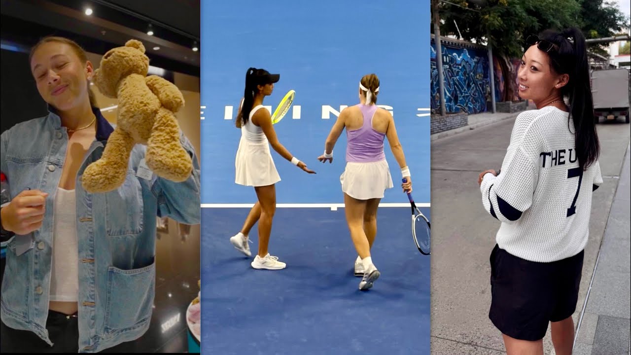 Beijing adventures 🇨🇳✨🎾with Amanda Anisimova & Karolína Mu...