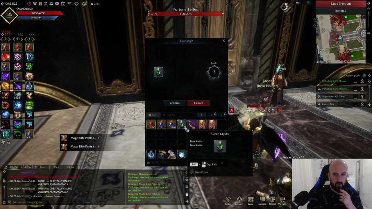 Green Crystal x100 - Rise Online - Crystal Kırdırma #riseonline #gemkırma