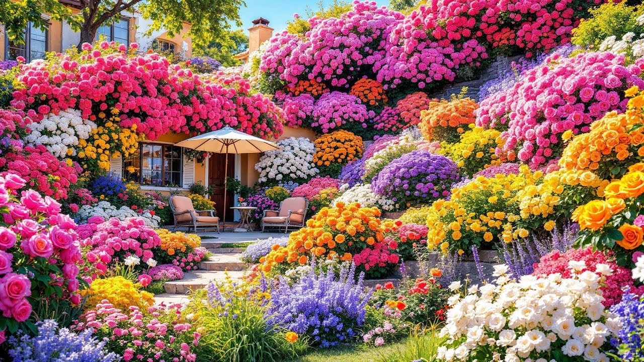A Dreamy Garden Filled with Soft Piano | Relaxing & Peaceful Moments
