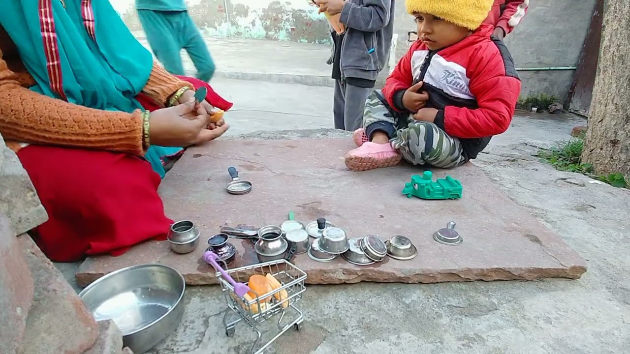 देखो आज मैंने कैसे खाना बनाया,😋😋