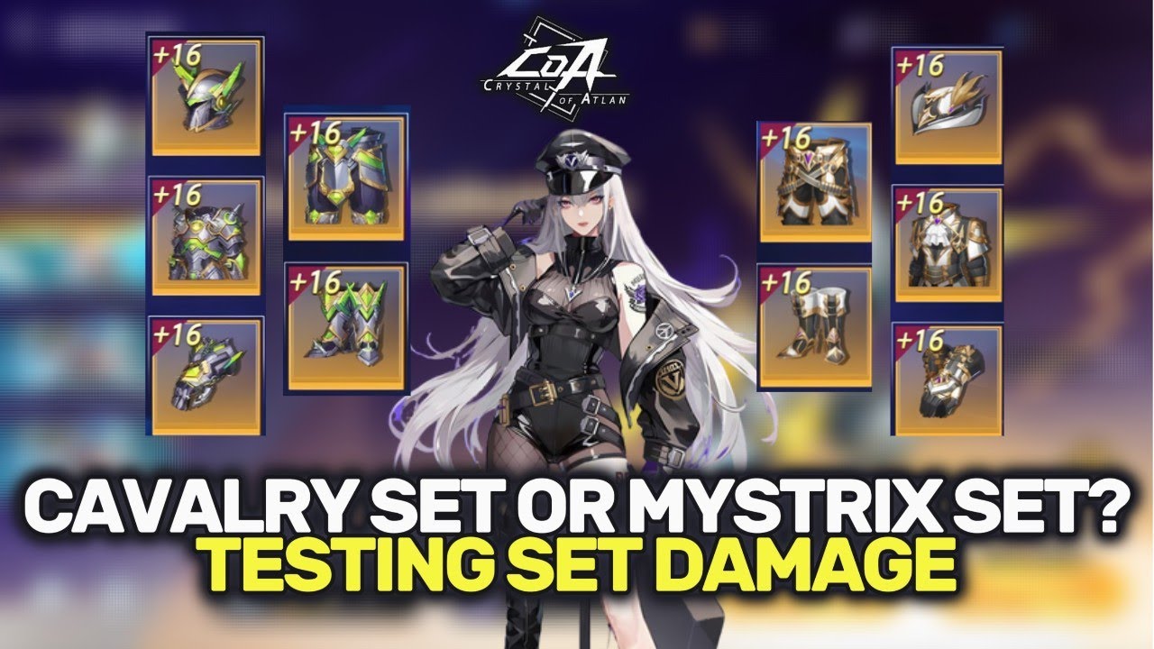 🤩MYSTRIX ¿SET CABALLERIA O SET DE CLASE? - TEST SET  🤔| CRYSTAL OF ATLAN