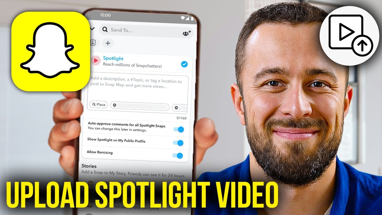 How To Upload A Gallery Video to Snapchat Spotlight