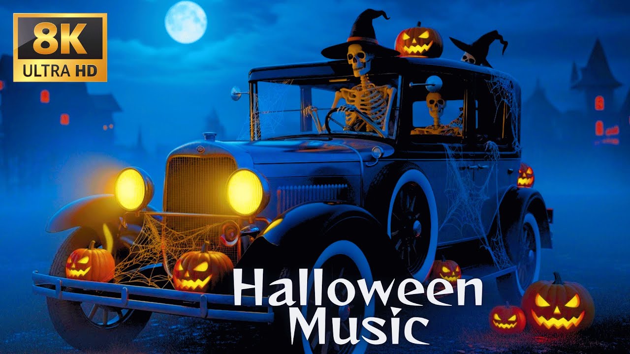 Halloween 2025 🎃 Haunted Pumpkin Village 👻 Relaxing Spooky Background Music for Calm Sleep Mind