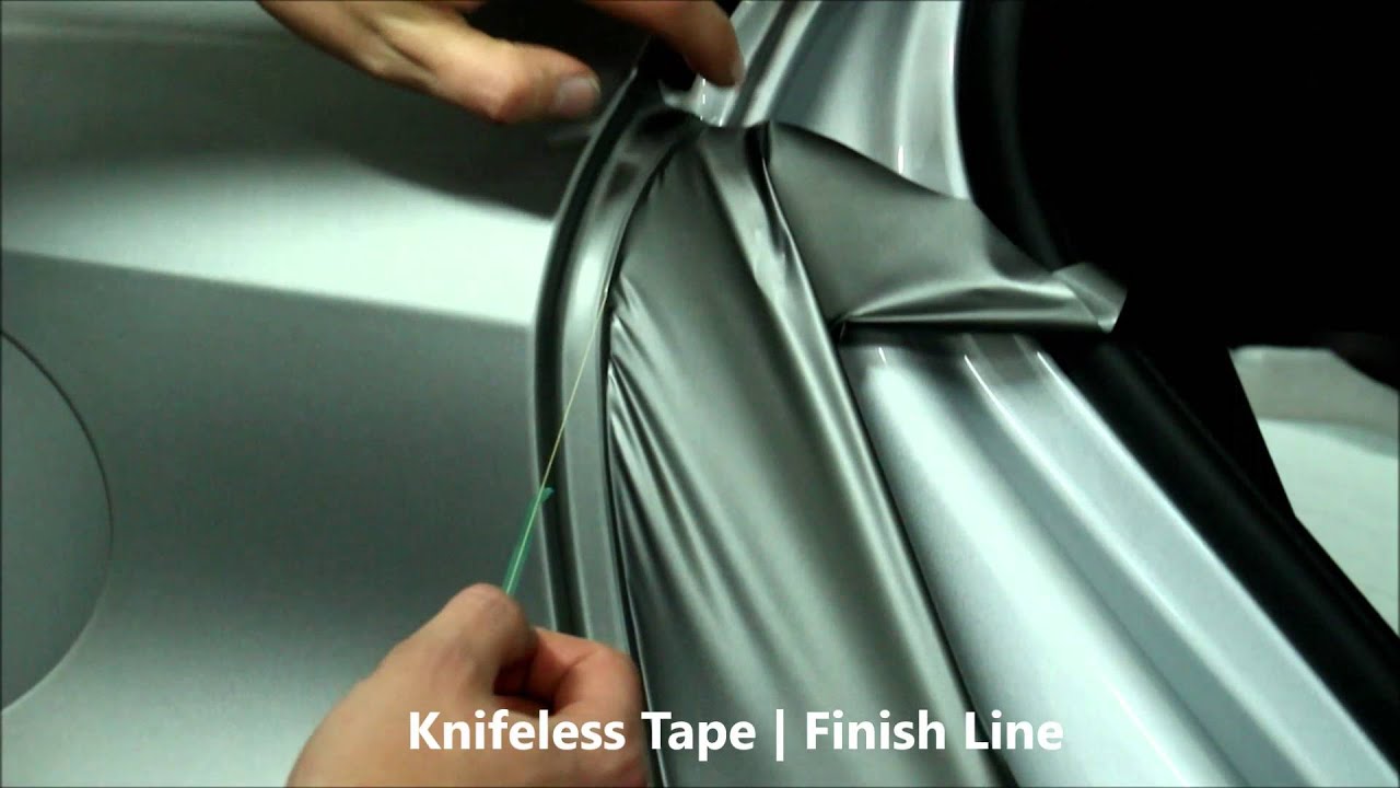 Knifeless Tape im Einsatz: Hilfsmittel f&uuml;r eine perfekte Autofolierung | Finish Line