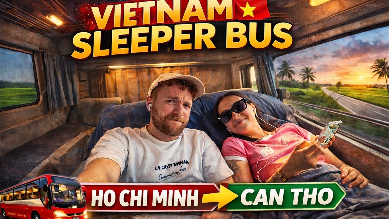 OUR FIRST SLEEPER BUS - Day 4 Of Travelling South East Asia
