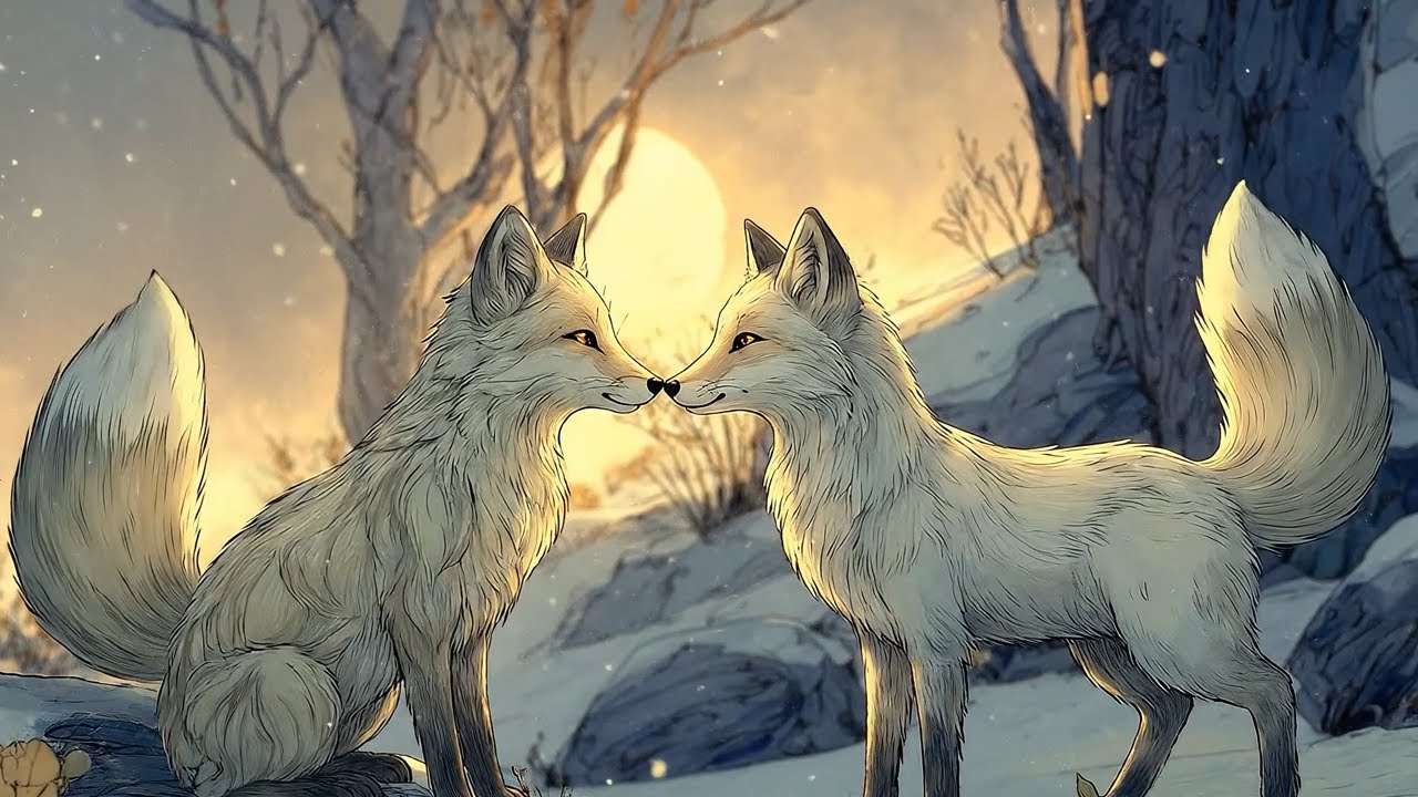 Winter Glow - A Magical Winter Love Story (4K Fantasy Animation)