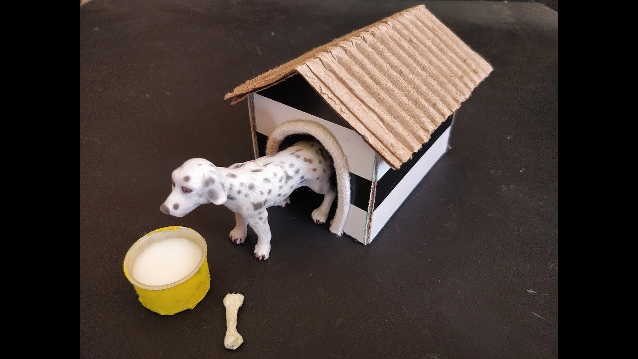 House of Animals | How to make Dog Kennel | Dog House | DIY School Project Videos | Craft Ideas |