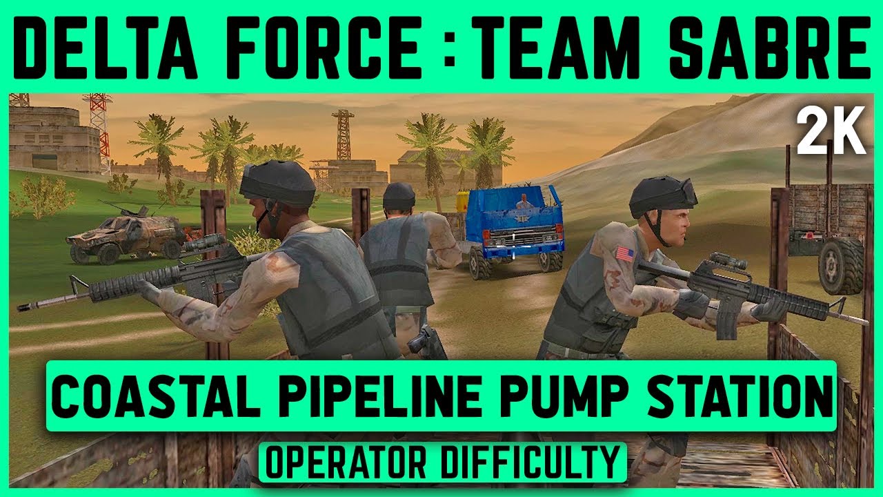 Delta Force: Black Hawk Down Team Sabre - Coastal Pipeline Pump Station - Operator - 1440p