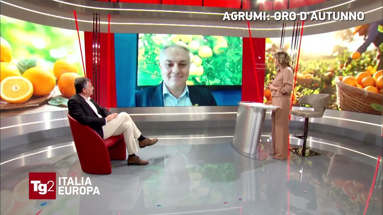 Rosario Previtera e il Bergamotto di Reggio Calabria IGP a TG2 Italia Europa del  27 NOVEMBRE 2025