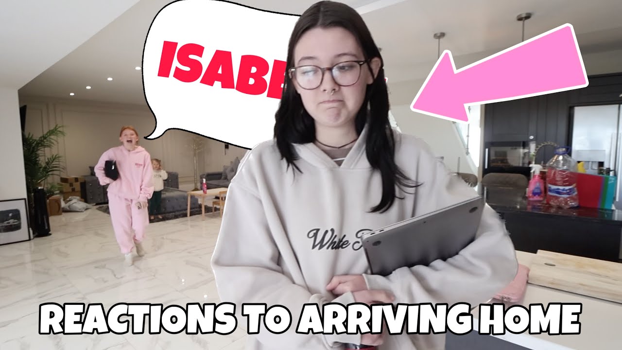 REACTIONS TO ARRIVING HOME AFTER 2 MONTHS ON THE ROAD..