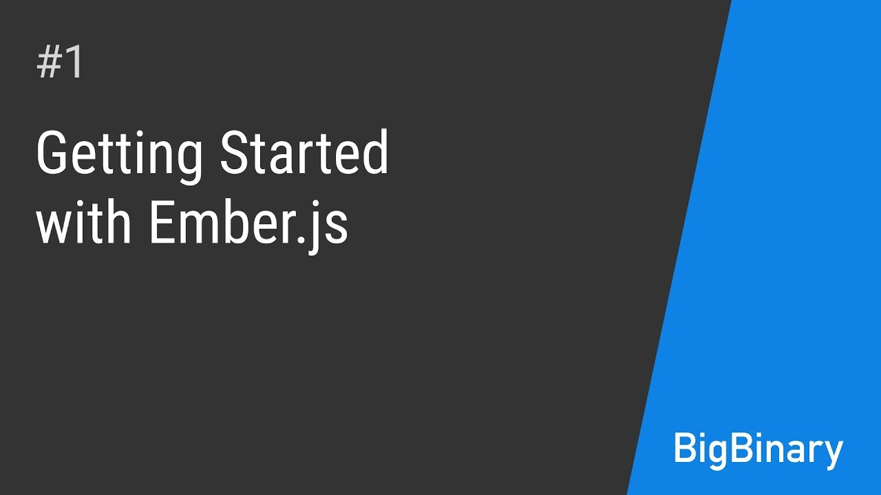 Getting started with emberjs