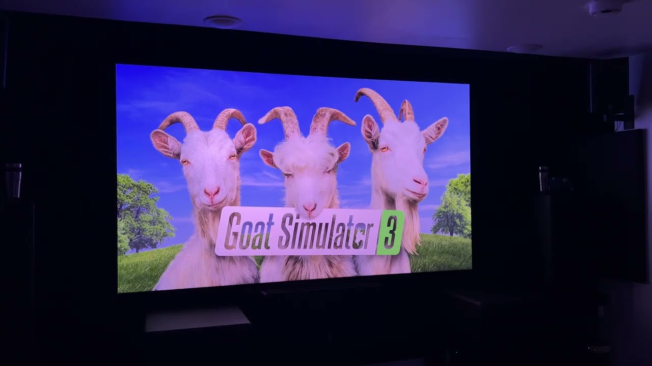 SDR/HDR Gaming Spectra Shadowscape ALR Screen and Valerion Pro2 Projector