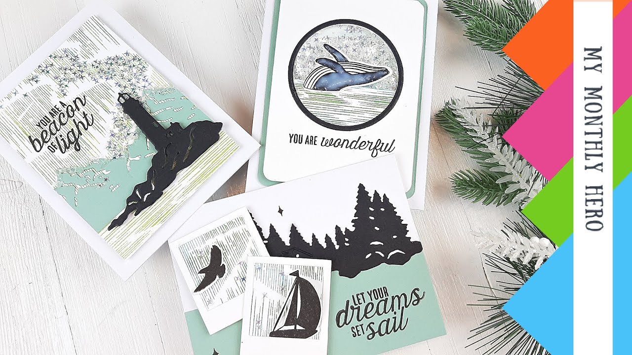 Hero Arts | My Monthly Hero Kit | June 2020 | DIY Card by Tina Smith