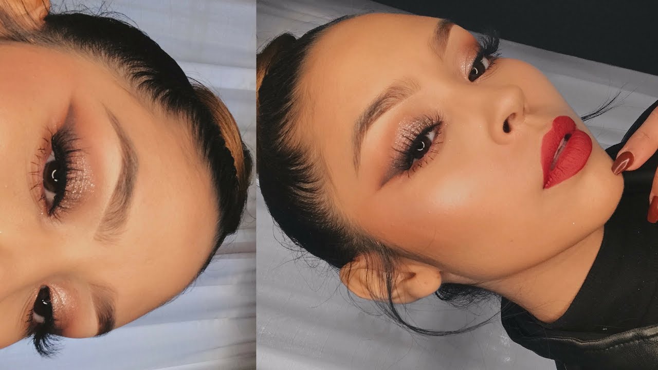 Maquillaje para cena navideña SENCILLO ♡