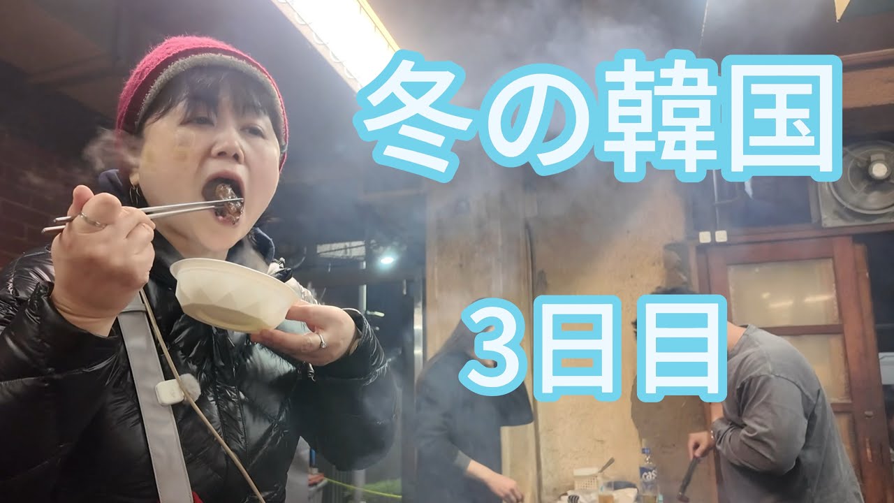 カフェ巡りして夜はひとり焼肉【冬の韓国3日目】女ひとり旅。ピョルマダン図書館にも行きました