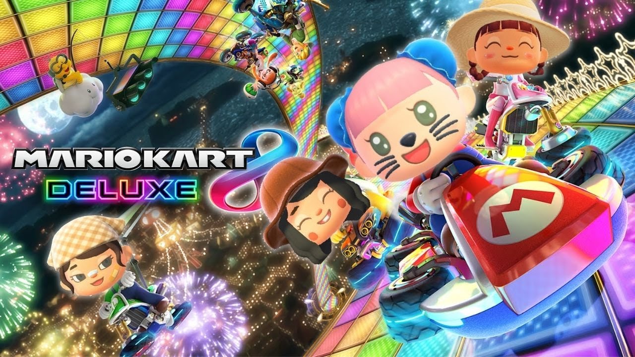 ACNH YouTubers Race For The Crown in MARIO KART!