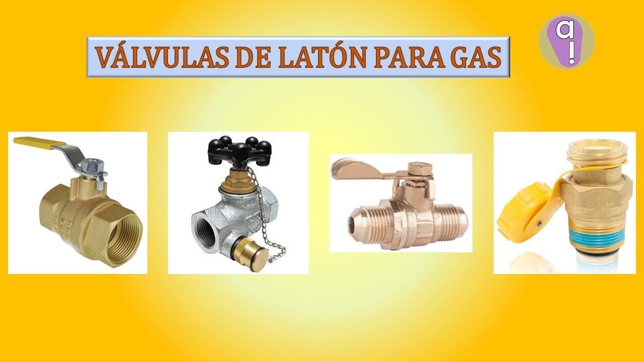 Válvulas de latón para gas