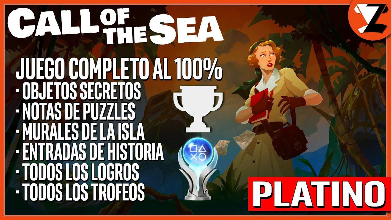 Call of the Sea: JUEGO COMPLETO: TODOS los Coleccionables, Logros, Trofeos, Puzles 🏆 PLATINO / 1000G
